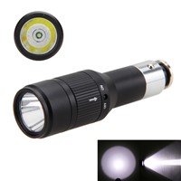 Portable Mini Lantern Aluminum 2000LM Q5 LED Flashlight Torch Built-in Li Battery Charged by Car Cigarette Lighter Socket