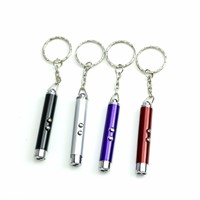 1PC Mini Multi-function 2 In1 Red Laser Pointer Pen With White LED Light