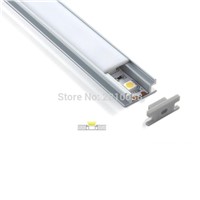 10 X 2M Sets/Lot H type aluminum led channel and flat I shape alu profile for ground or floor light