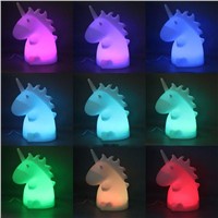 Cute Baby Bedroom Unicorn Lamps Night Light Cartoon Pets Sleep Kids Lamp Night light Gifts for Children