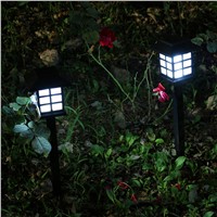 1 PC Solar lawn Pathway Lights Diamond  Plastic LED Lights for Outdoor Path Patio Yard Deck Driveway Garden Fairy Wedding Decor