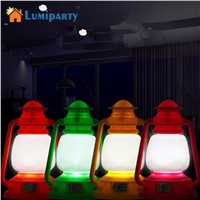 LumiParty Mini LED Night Lamp Decoration Colorful Vintage Lantern Lamp Portable Night Light