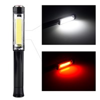 COB LED Multifunction led Torch light Magnetic Working Inspection Lamp Pocket Light Mini Pen Clip Working Light