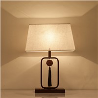Chinese modern table lamp bedroom bedside lamp warm warm light retro study of Chinese style living room desk lamps ZA8214