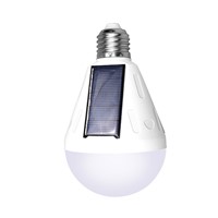 9W LED Solar Bulb E27 Outdoor Solar Energy Portable Camping Light Led Bulb Lamp Waterproof Led Solar Panel Travel Used 5-6hours