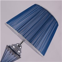 modern table lamp to warm the bedroom bedside lamp Creative Blue Glass bedroom living room decorative table lamp ZA990