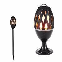 Path Torches Dancing Flame Light Waterproof 96 LED Flickering Outdoor Camping Decoration Lighting Table Lamp for Garden Party