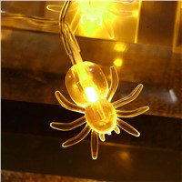 2 M 20 LED Spider String Lights For Halloween Party Decor Halloween String Light Glow Supplies Drop shipping
