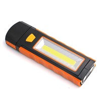 Multifunctional Portable COB LED Magnetic Folding Hook Work Light Flashlight Lanterna Lamp USE 4x AAA Battery
