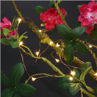 5m 50led Holiday String USB Power Copper Light for Christmas Tree Decoration Warm Lighting Bedroom Lamp