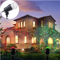 Outdoor Rotating Laser Projector lamp Flame Crystal Disco Ball LED Stage Light Landscape Spotlight Light for Home Party Wedding