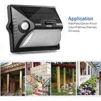 AGM LED Solar Lamp Solar Panel Powered Sensor Light Outdoor Garden 12 Leds Dual-headed Security Street Wall Lighting For Pathway