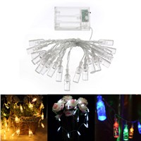2.2m 20-LED Copper Wire String Light  Bottle for Glass Craft Bottle Valentines Wedding Decoration string lights