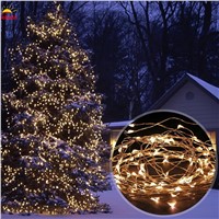 Solar String Lights 10M 100 LED Copper Wire String Fairy Lights Waterproof Christmas Solar Power Lamp For Garden Decoration