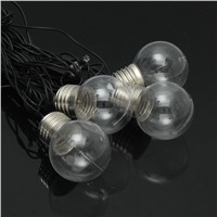 6M 20 LED String Light Clear Globe Ball Bulb Shaped Lantern Garden Party Bar Decoration AC 220V/110V LED Fairy Holiday Light
