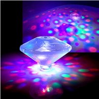 LED Underwater Floating bulb Light Water Lamp Baby Bath Tub Toy Colorful Swimming Pool Garden Party Disco Show SPA Tub bathroom