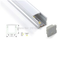 500 x 1M Sets/Lot U Shape aluminium profile for led strips and deep square type led profile for wall or flooring lamps
