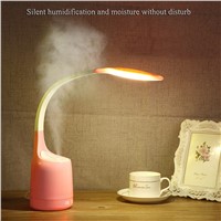 HUANJUNSHI Eyes-Protect LED Desk Lamps USB Humidifier Night Lights Bedroom Bedside Decoration Reading Led Lamp Table Lamp