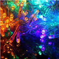 6x3m 600 LED Indoor Outdoor Curtain Fairy String Light Garlands Xmas Wedding Party
