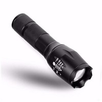 1 PC E17 XM-L T6 3800LM Aluminum Waterproof Zoomable LED Flashlight Torch light for 18650 Rechargeable Battery or AAA