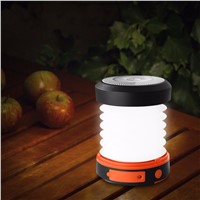 Led Camping Lantern Lights Rechargeable Battery Collapsible Flashlight for Outdoor Hiking Tent Garden Emergency Charger