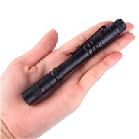 Eletorot Pen Light Pocket Handy Mini LED Flashlight Torch CREE XPE-R3 Flash Light 1000LM Hunting Camping Lamp By 2xAAA battery