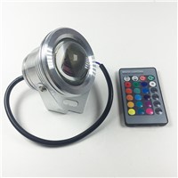 10W DC 12V RGB LED Underwater Fountain Light 16 Colors Swimming Pool Pond Tank Aquarium LED Light Lamp IP65 Waterproof Garden