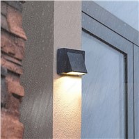 Outdoor Lamp 3W LED Wall Sconce Light Fixture Waterproof Building Exterior Gate Balcony Garden Yard