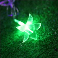 33FT 38 LED String Light Colorful Flower Lily LED Fairy Light Christmas Wedding Patio Decoration Garden LED String Light