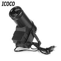 ICOCO Professional 30W RGBW LED Stage Light Spin Spot Beam Spotlight 6 Channel Atmosphere Light DJ Pub Bar Stage Lamp Quality