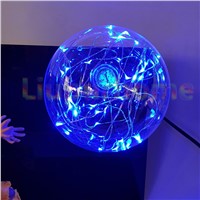 Dragon Ball Z Son Goku DIY Led Display Night Light Blue Flash Bulb Table Lamp Anime Dragon Ball Desk Light Lampara Led Luminaria