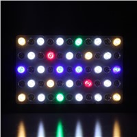 JCBritw LED Aquarium Grow Light Dimmable 165W Full Spectrum Adjustable with Crystal Lens for Fish Tank/ Coral Reef Growing