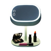 Touch Screen Lighted Makeup Mirror Lamp (Mint Green)