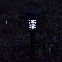 2 LED Solar Light Garden Yard LED Mosquito Bug Zapper Killer Lawn Lamp
