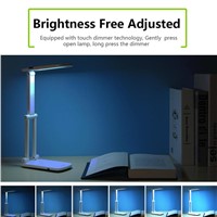 10 Lamp Beads Dimmable LED Desk Lamp Folding Table Light (White)