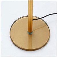 Simple Stylish Foldable LED Desk Lamp Sensitive Touch Switch Office Night Stand Reading Light - Gold (US Standard Adaptor)