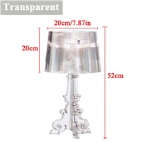 GZMJ Ghost Led Table lamp Lustre Modern Desk Lamp Bedside Table Lamps Bedroom Acrylic Lampshade Table Luminarias Home Lights E27