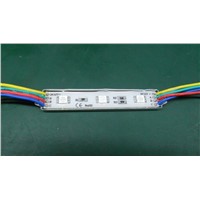 3pcs 5050 SMD LED module,with metal case,RGB color,DC12V,20pcs a string;75mm*12mm