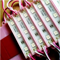 5050 3 LED Modules Waterproof IP65 DC12V Yellow/Green/Red/Blue/White/Warm White