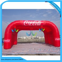 8X4M Single Layer Inflatable Advertising Arch Booth Tent For the outdoor Exhibition with light weight