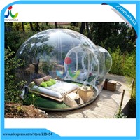 free shipping 6X8M PVC Bubble Inflatable Tent Transparent Camping Tent Inflatable clear bubble tent