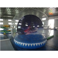 4m Inflatable Christmas Bubble Tent House Dome Outdoor Clear Snowball With Air Blower And Pump