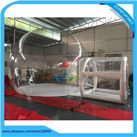 Inflatable outdoor camping transparent dome tent/clear bubble tent for sale