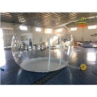 4M Diameter Durable Thick 0.8MM PVC Inflatable Bubble Tent House Dome Outdoor Clear Advertising Show Room With 450W Air Blower