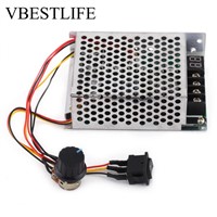 Speed Controller 10V-55V 40A DC Motor Speed Controller Governor Reversing Direction Switch with Digital Display