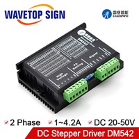 WaveTopSign Leadshine 2 Phase Stepper Driver DM542 20-50VAC 1.0-4.2A