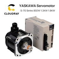 CLOUDRAY YASKAWA S-7G Servo Motor&amp;amp;Motor Driver 850W-1.8KW 200V Electric Motor Set