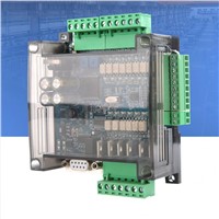 PLC Industrial Control Board Brushless Motor Controller FX3U-14MT Analog 6AD+2DA 24V 1A Soft Starting