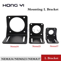 NEMA 23 Mounting L Bracket Stepper Motor NEMA 23 NEMA 34 NEMA 17 Mount for 42/57/86 Motor