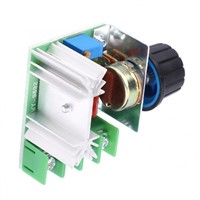 Brushless Motor Controller 2Pcs AC Motor Speed Control Module PWM Adjustable Dimmer Speed Voltage Regulator 2000W Motor